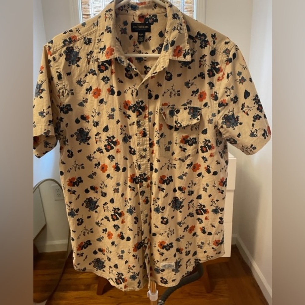 Floral button up